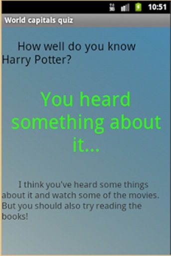 Harry Potter - A Quiz截图4