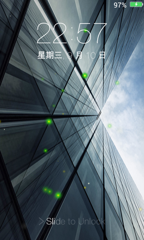 iOS 8 Lock Screen截图2