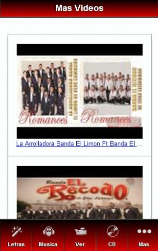 Banda El Recodo Pro Letras截图7