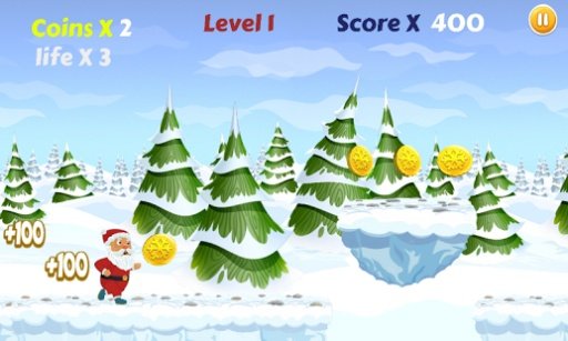 Santa Run: Free Christmas Game截图10