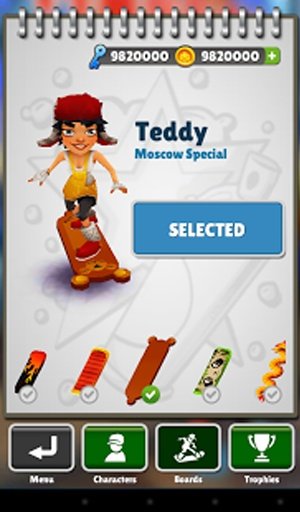 Subway Surfer Cheats Moscow截图9