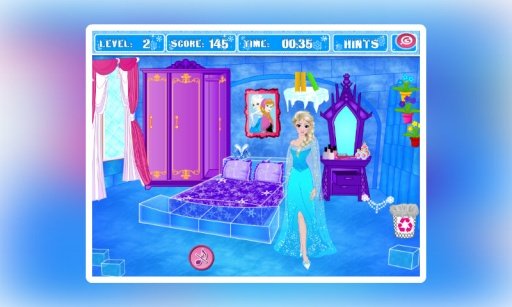 Elsa Frozen Party Cleanup截图2