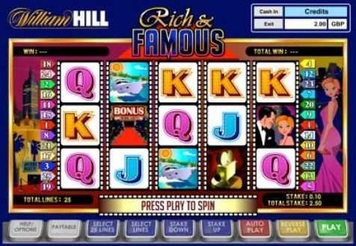 Rich & Famous Bonus Slots截图2