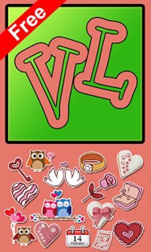 Free Valentine Sticker Line截图2