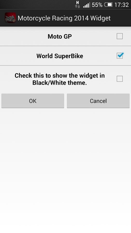 Motorcycle GP 2014 Home Widget截图1