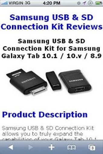 USB SD Connection Kit Reviews截图3