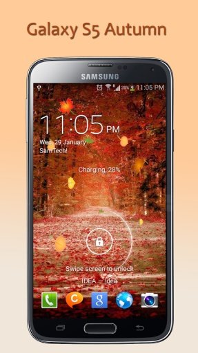 Galaxy S5 Autumn LWP截图4