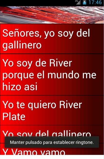 Ringtones Hinchada River Plate截图3