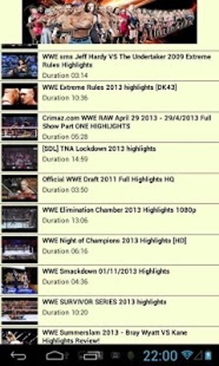 WWE Videos Highlights截图1