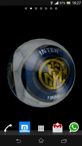 Ball 3D Inter Milan LWP截图5