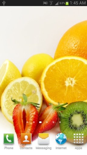 Fresh Fruits Live Wallpaper截图3