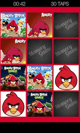 Angry Birds Memory Game截图3