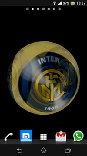 Ball 3D Inter Milan LWP截图6