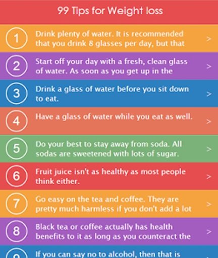 99 Greatest Weight Loss Tips截图5