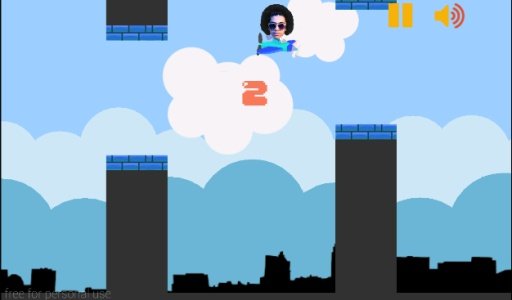 Mindless Behavior Flappy Game截图1