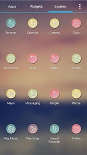 Solo Launcher Bubble Theme截图11