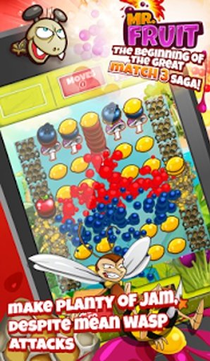 Match-3 - Mr. Fruit FREE截图1