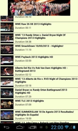 WWE Videos Highlights截图2