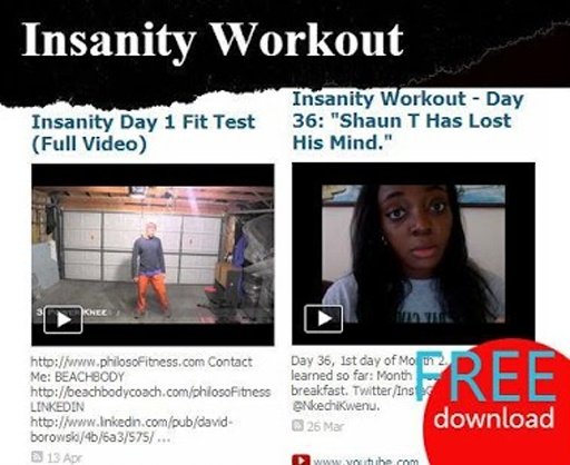 Insanity workout Videos截图4