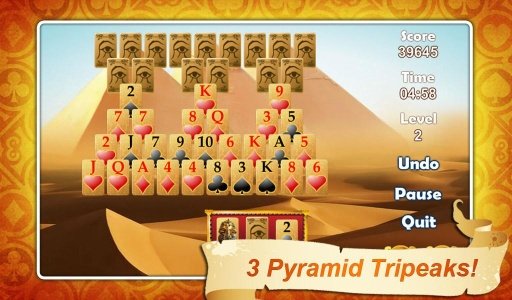 6 Solitaire Card Games Free截图4