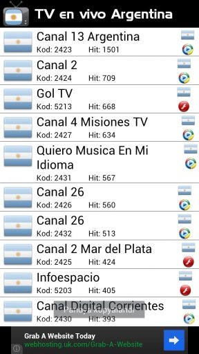 Live TV Argentina截图4