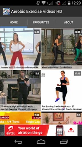 Aerobic Exercise Videos HD截图3