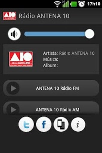 R&aacute;dio ANTENA 10截图2