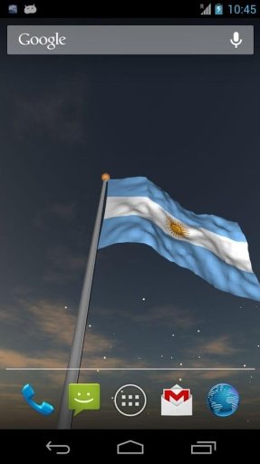 Real Argentina Flag Free截图7