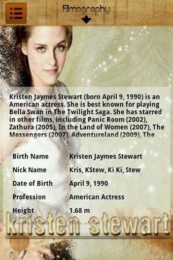 Kristen Stewart Fan App截图1