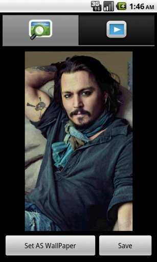 Johnny Depp HD Wall+Slide截图2