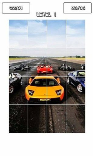 Super Car Racing Puzzle Game截图3