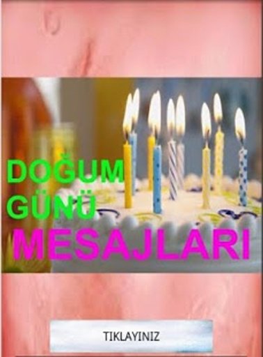 Doğum G&uuml;n&uuml; Mesajları Hazır SMS截图3