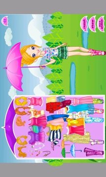 Dress Up! Polly in the Rain!截图