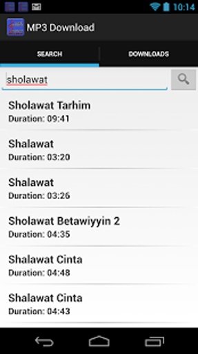 MP3 Music Download Sholawat截图8
