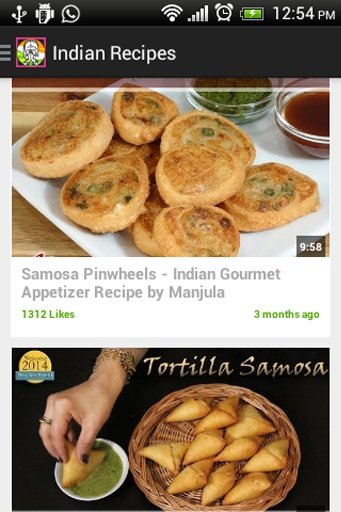 Indian Recipe food Videos Free截图8