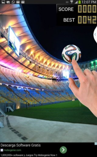 Soccer Juggling Brasil 2014截图2