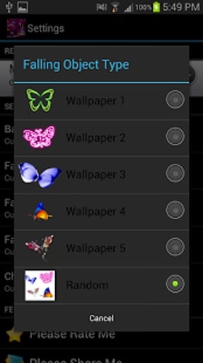 Falling Butterflies 3D LWP截图10