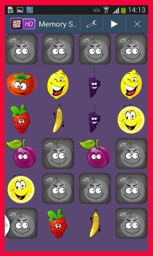 Fruits Memory Game HD截图2