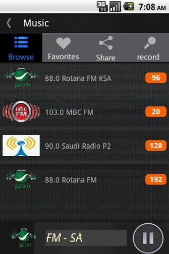 Live Radio Saudi Arabia截图8