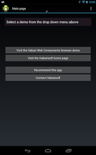 Habari Web Framework Demo截图1
