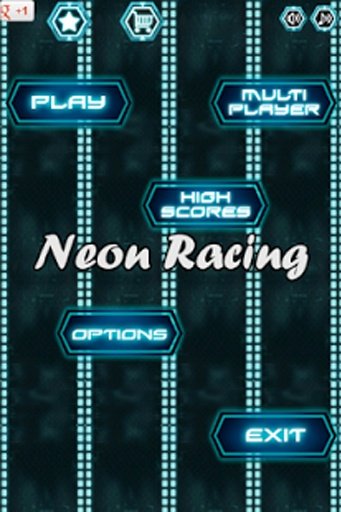 Neon Speed Car Police Racing截图5