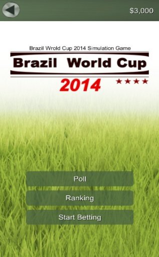 World Cup 2014 Simulation Game截图2