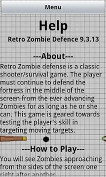 Retro Zombie Defence (Free)截图