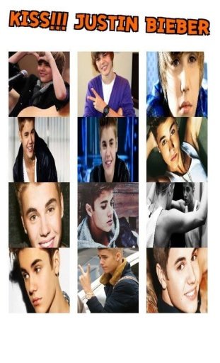 Kiss Justin Bieber Game截图1