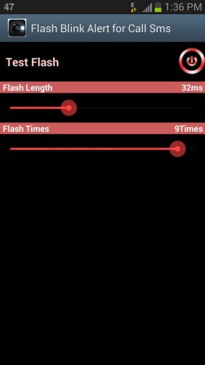 Flash Blink Alert for Call/Sms截图3