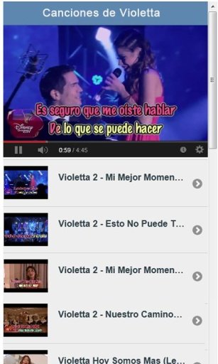 Canciones de Violetta截图6