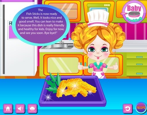 Baby Fish Sticks Cooking截图6