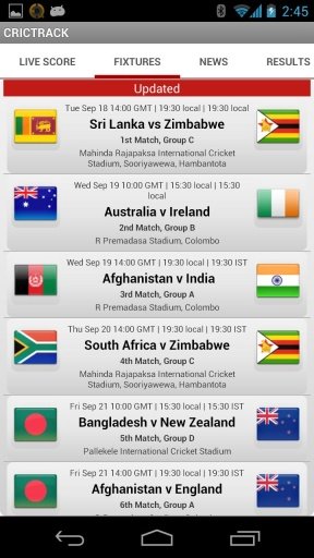 CricTrack Live Cricket Updates截图6