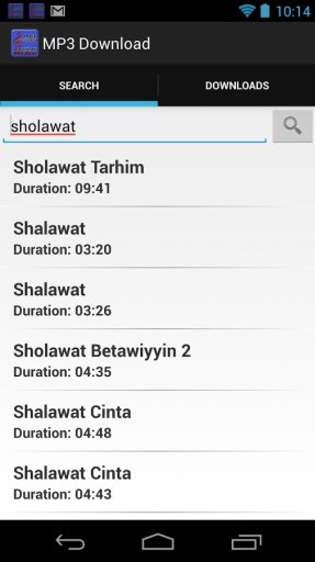 MP3 Music Download Sholawat截图3