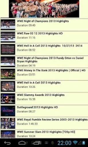 WWE Videos Highlights截图3